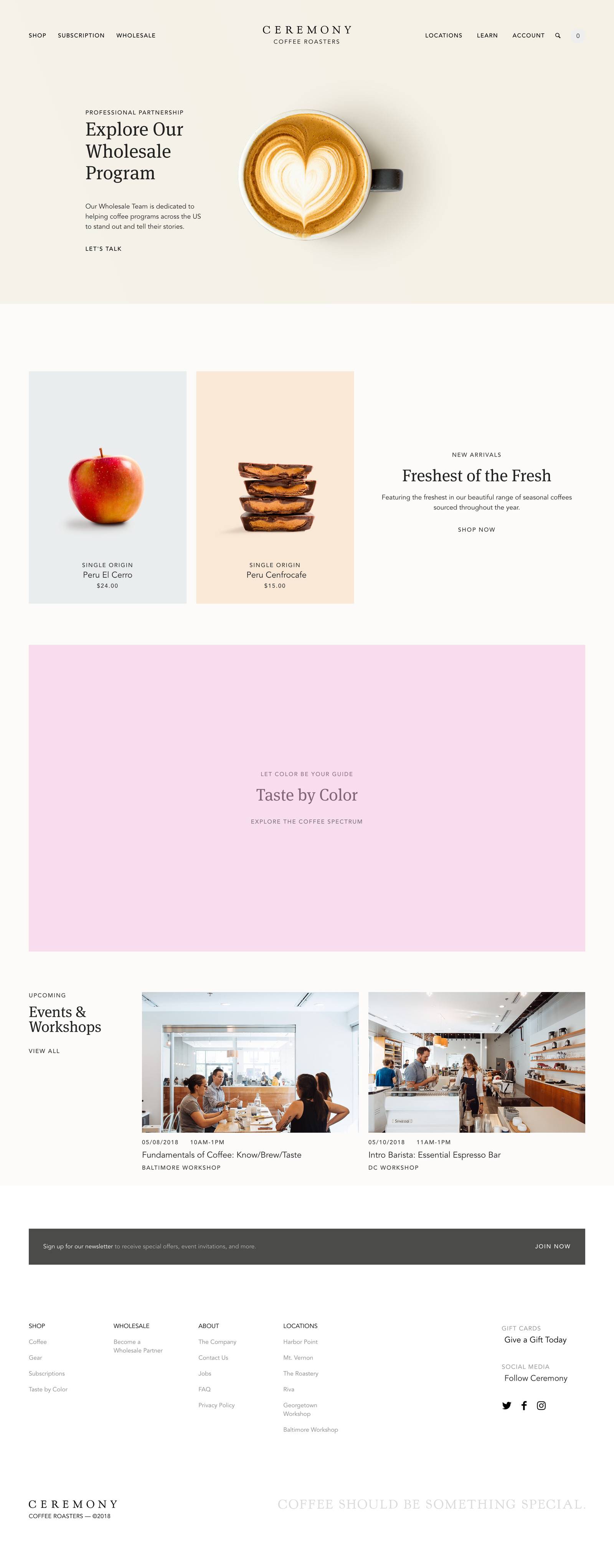 Ceremony Coffee Roasters